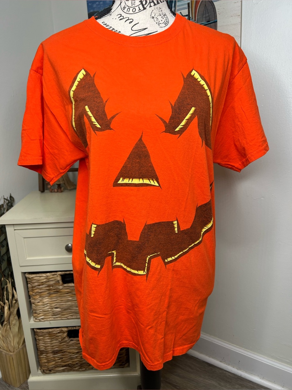 Fruit Of The Loom Jack O Lantern Unisex T-Shirt Top